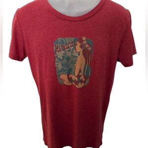 HINANO TAHITI Red Tee Shirt Men XL